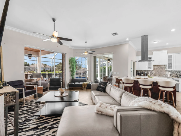 Luxury Villa in Southwest Florida with Heated Pool & Canal Views